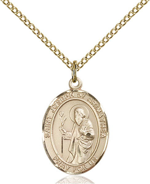 Gold-Filled St. Joseph of Arimathea Pendant