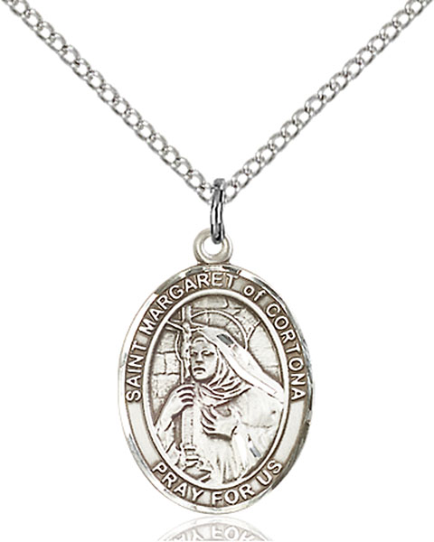 Sterling Silver St. Margaret of Cortona Pendant