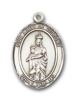 Sterling Silver Our Lady of Victory Pendant