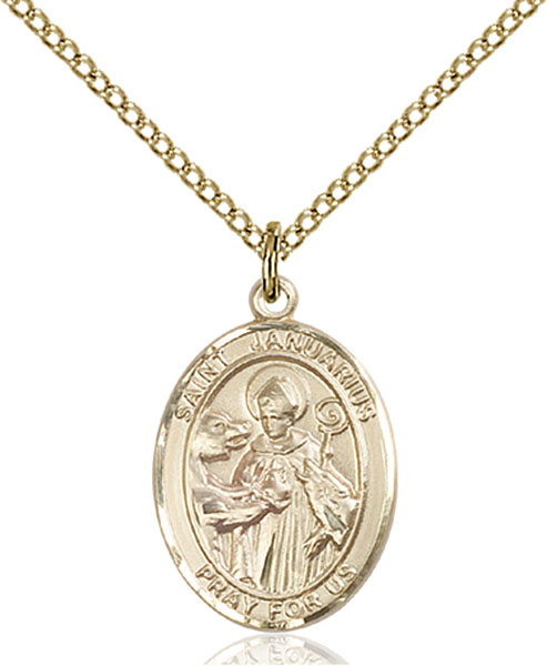 Gold-Filled St. Januarius Pendant