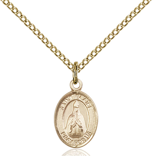 Gold-Filled St. Blaise Pendant