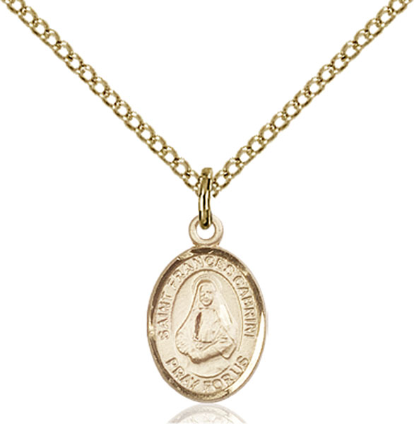 Gold-Filled St. Frances Cabrini Pendant