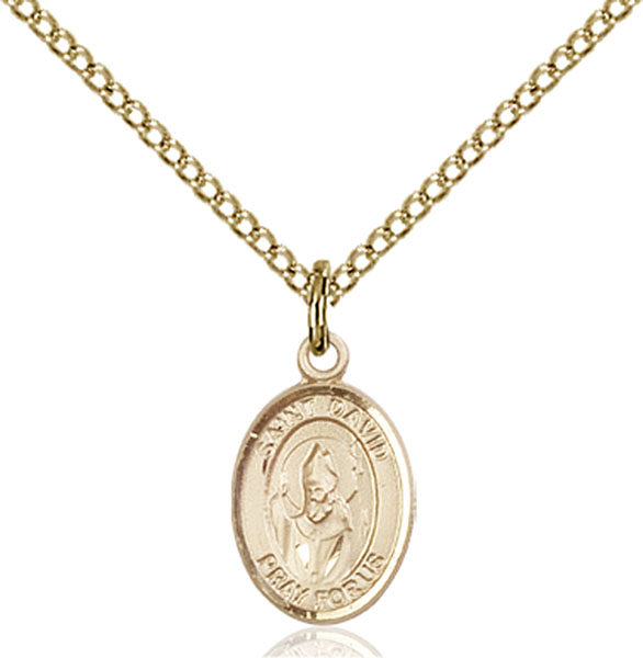 Gold-Filled St. David of Wales Pendant
