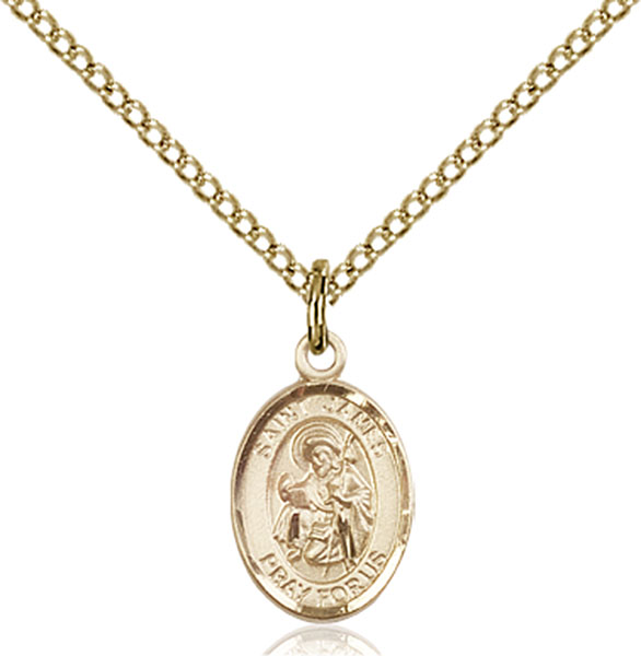 Gold-Filled St. James the Greater Pendant