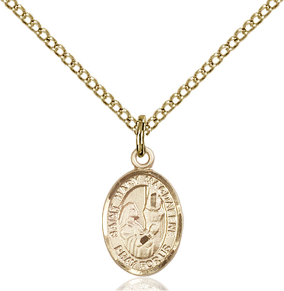 Gold-Filled St. Mary Magdalene Pendant