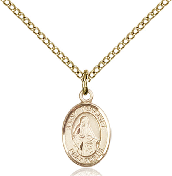 Gold-Filled St. Veronica Pendant