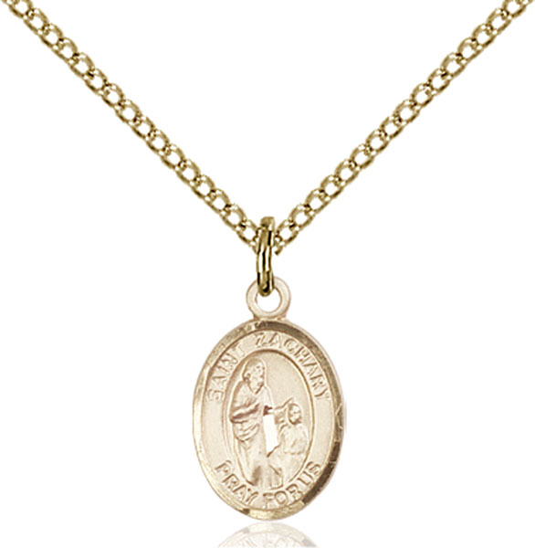 Gold-Filled St. Zachary Pendant