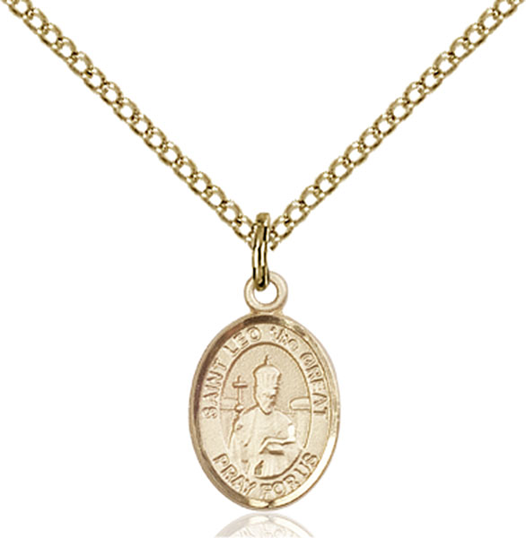 Gold-Filled St. Leo the Great Pendant