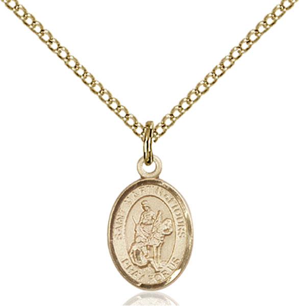 Gold-Filled St. Martin of Tours Pendant