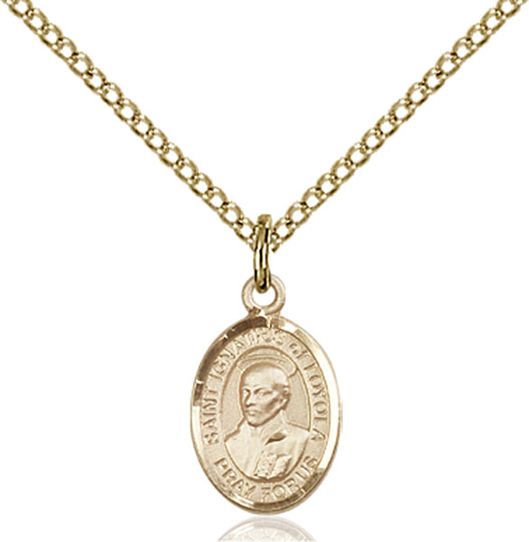 Gold-Filled St. Ignatius of Loyola Pendant
