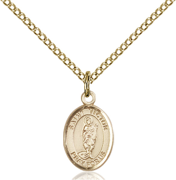 Gold-Filled St. Victor of Marseilles Pendant
