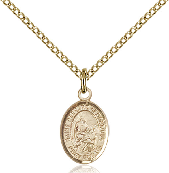 Gold-Filled St. Bernard of Montjoux Pendant