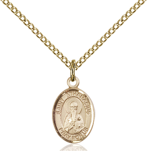 Gold-Filled St. Athanasius Pendant