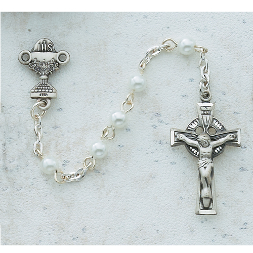 The centerpiece features a St Patron Saint Tailors/Brewers Boniface medal Silver Plate Rosary features 6mm Amethyst Fire Polished beads The Crucifix measures 1 3/8 x 3/4