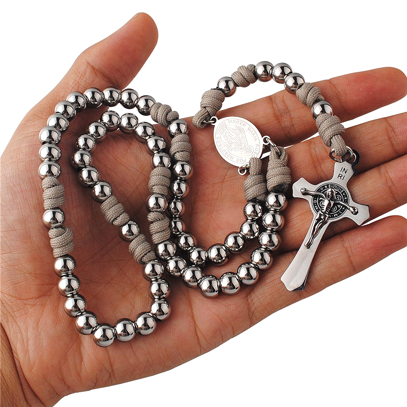 Stainless Steel Rugged Rosary