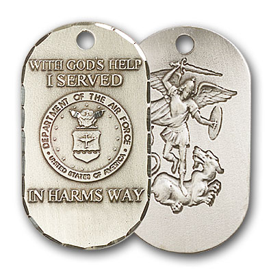 Sterling Silver Air Force Pendant