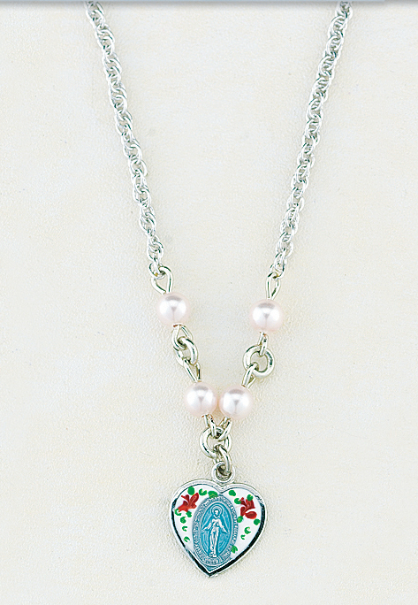 MMC Big Trendy Pearl Vintage for Love Silver Pendants Necklaces 