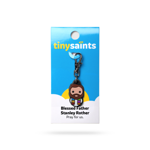 Blessed Father Stanley Rother Tiny Saint Charm by Tiny Saints