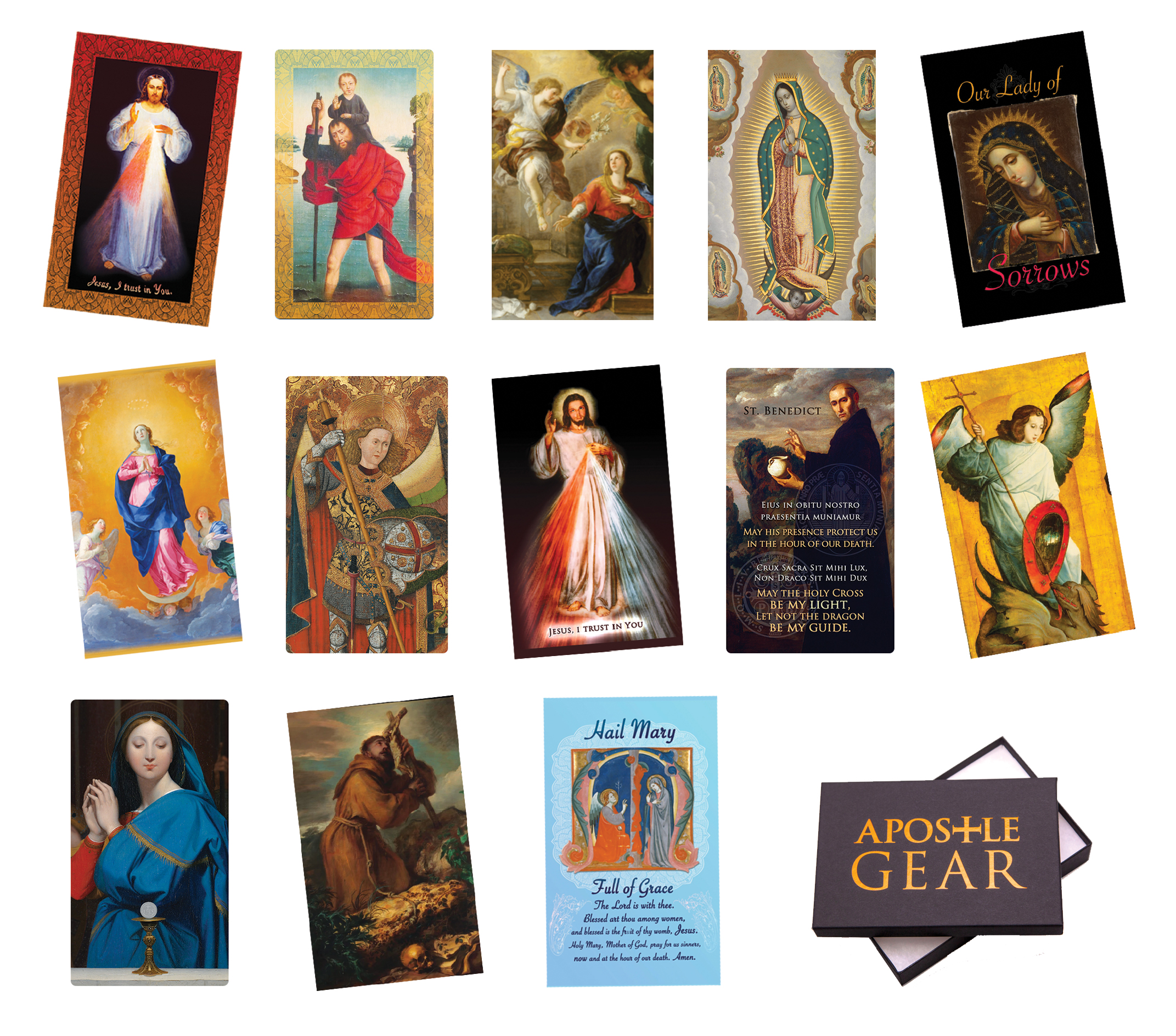 Catholic Stickers 13-Piece Variety Pack