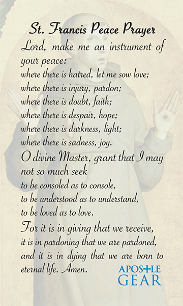 St Francis Prayer