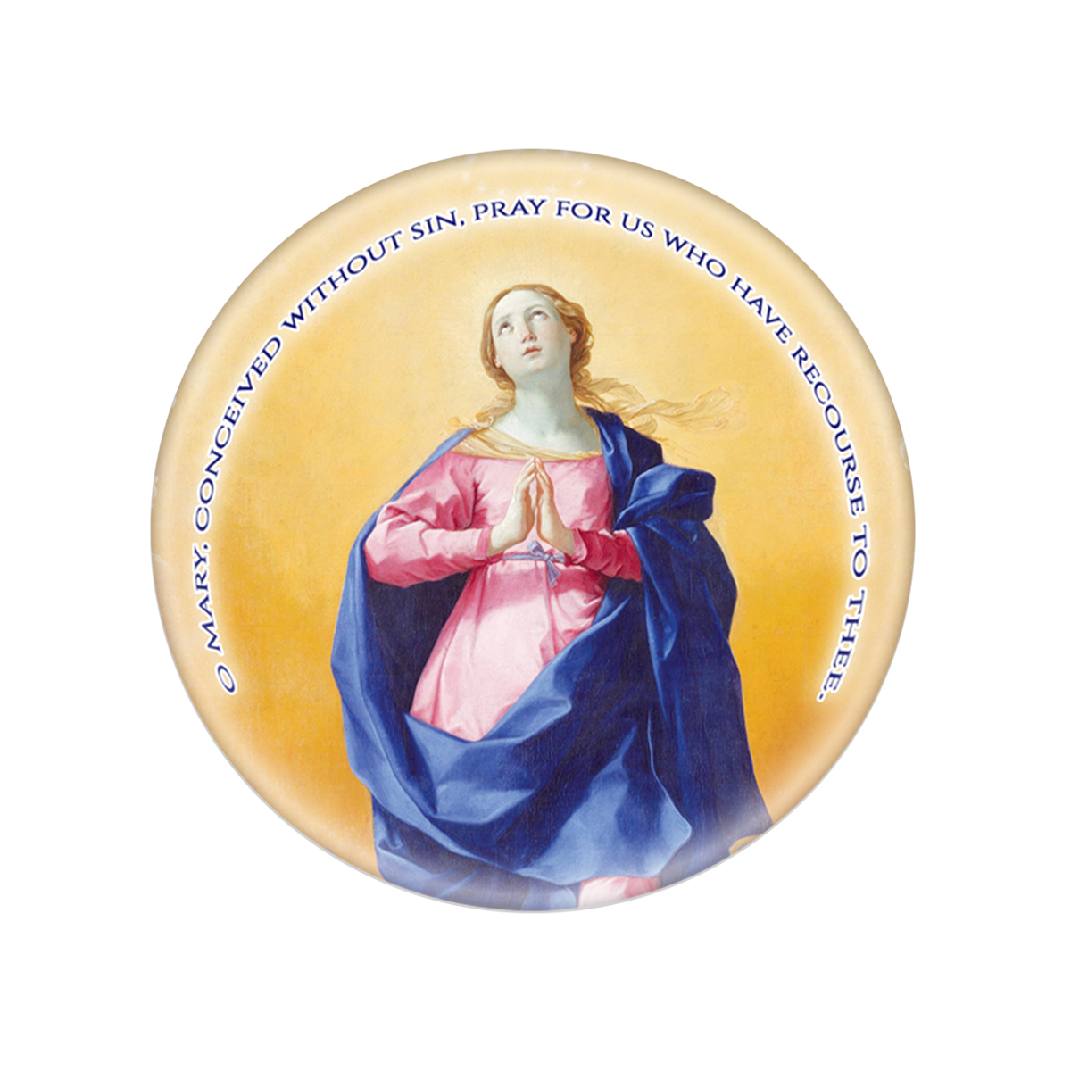 Immaculate Conception Glass Magnet