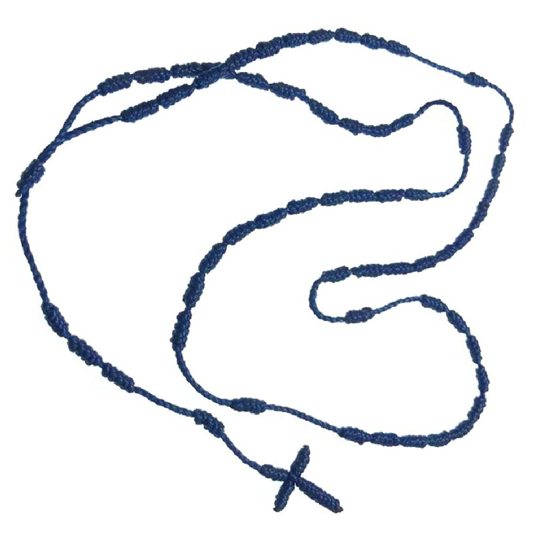 Our Lady Undoer of Knots Cord Rosary Gift Set - Navy Blue