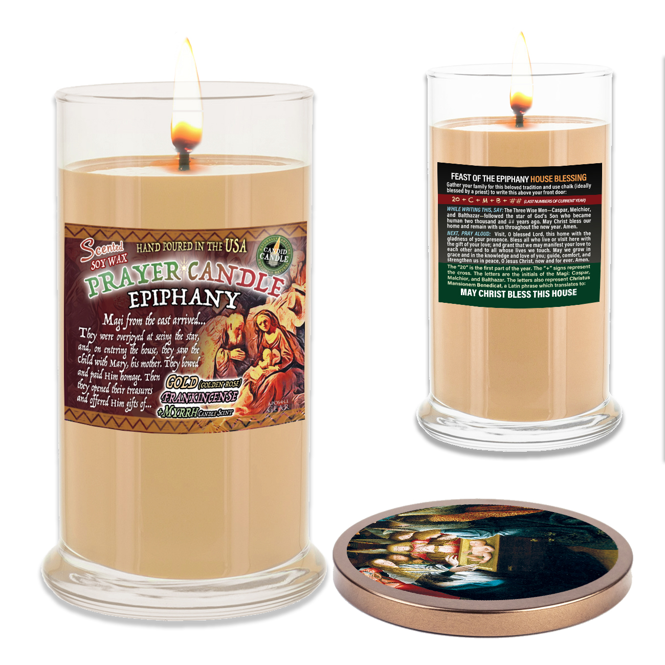 Scented Prayer Candle for Epiphany