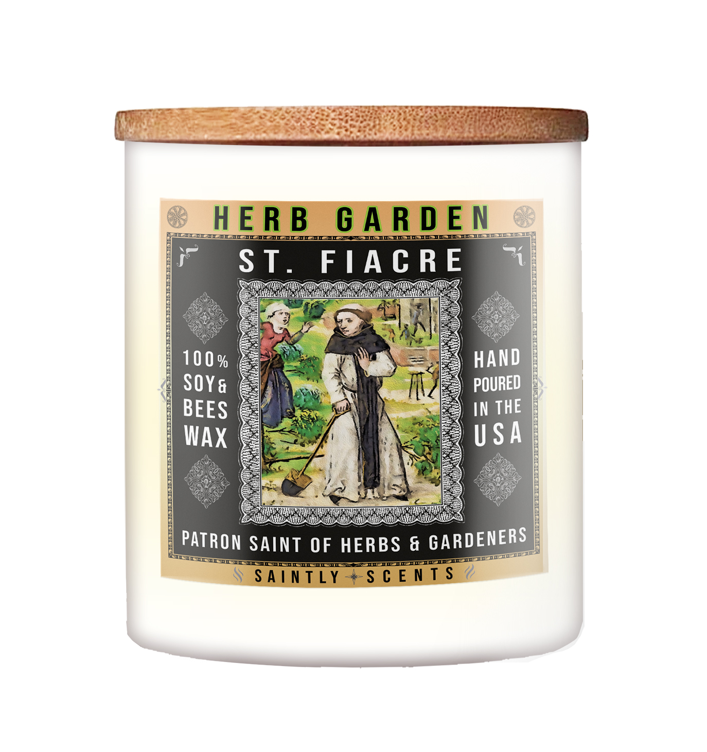 St. Fiacre Herb Garden Scented Candle