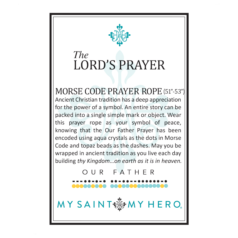 Archangel Michael Morse Code Prayer Rope - Modern Catholic