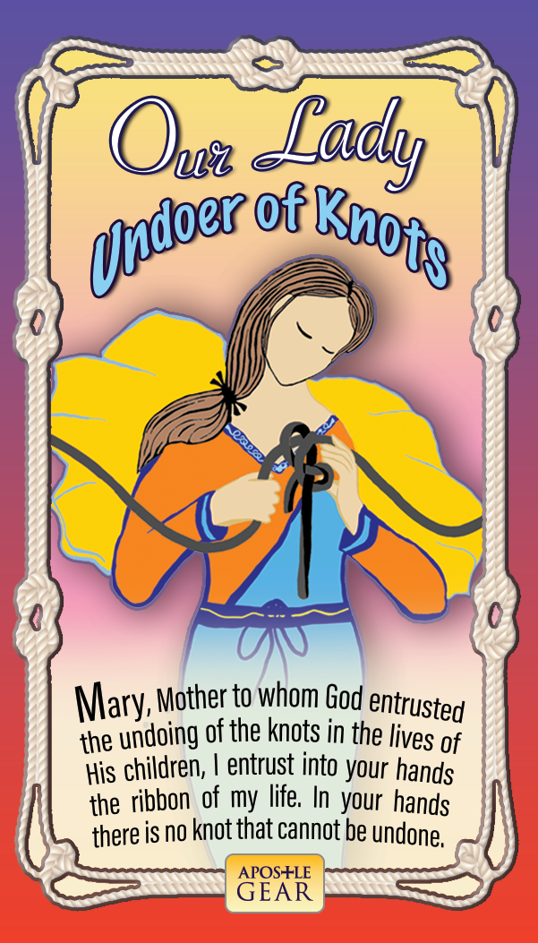 Our Lady Undoer of Knots Holy Cards - 25-Pack