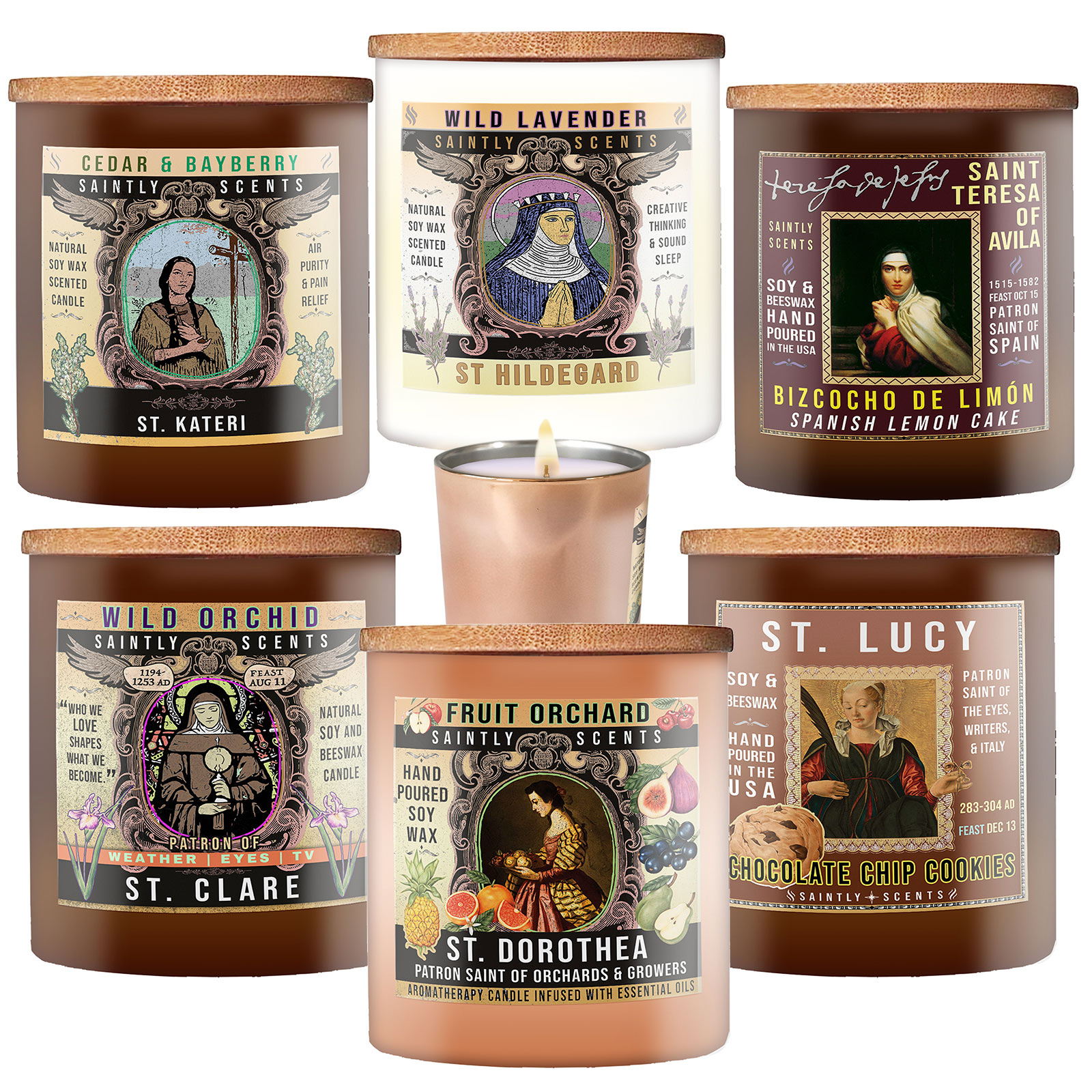Scented Saint Candle Gifts