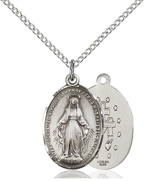 Sterling Silver Miraculous Medal