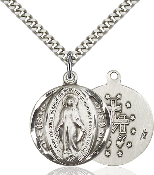 Sterling Silver Miraculous Medal
