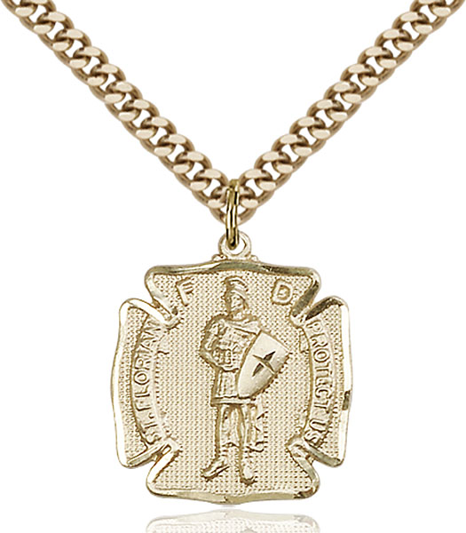 14K Gold-Filled St. Florian Pendant