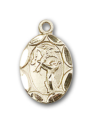 14K Gold St. Francis Pendant