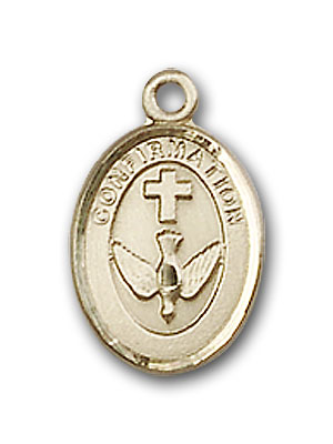 14K Gold Confirmation Pendant