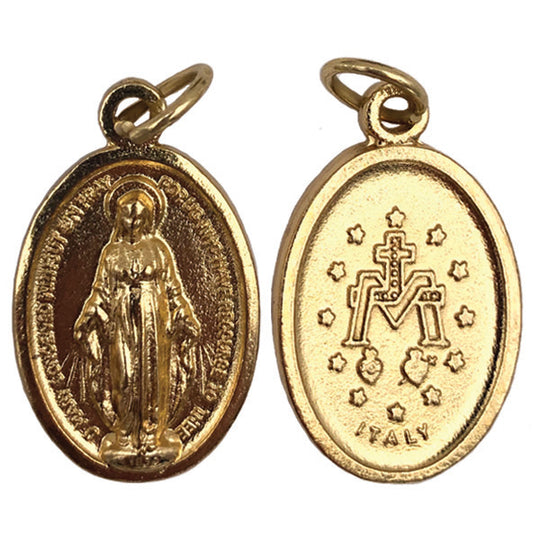 25-Pack - Gold Tone Miraculous Medal