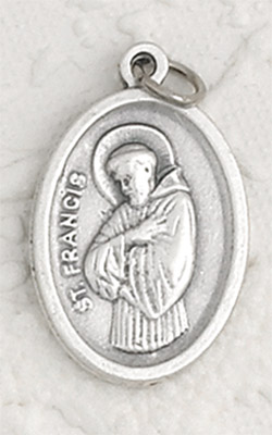 25-Pack - St Francis Oxidized Pendant