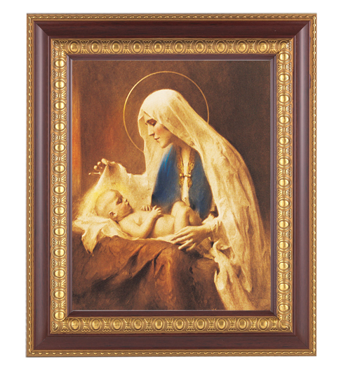 Chambers:Madonna and Child Cherry Frame 10.25X12.25" 8X10Prt