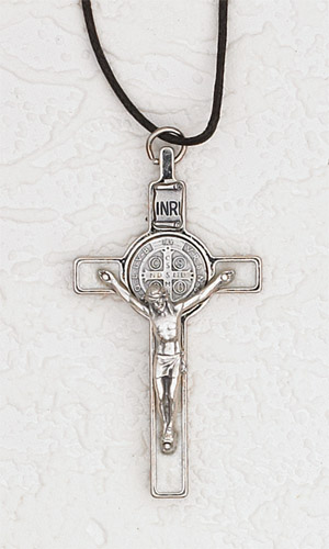 3 inch St Benedict Crucifix with Mother of Pearl
