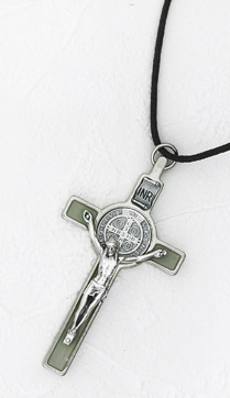 3 inch St Benedict Crucifix with Luminous