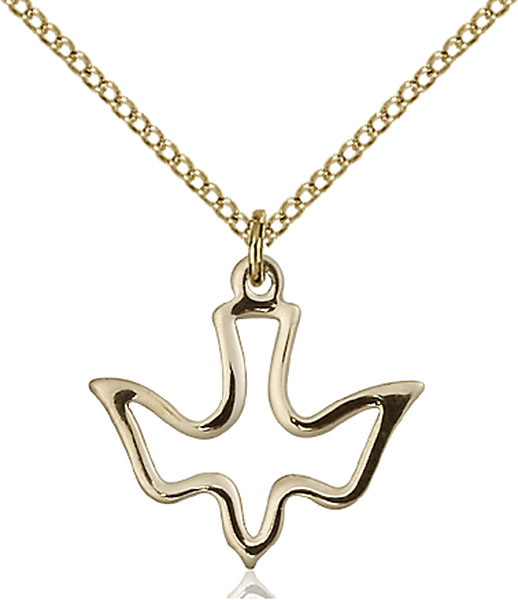 14K Gold-Filled Holy Spirit Pendant