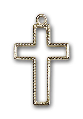 14K Gold Cross Pendant