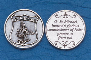 25-Pack - Religious Coin Token - Policeman's Prayer- St Michael