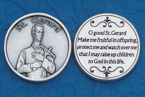 25-Pack - Religious Coin Token - St Gerard with Prayer