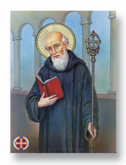 19"X27" St Benedict Poster
