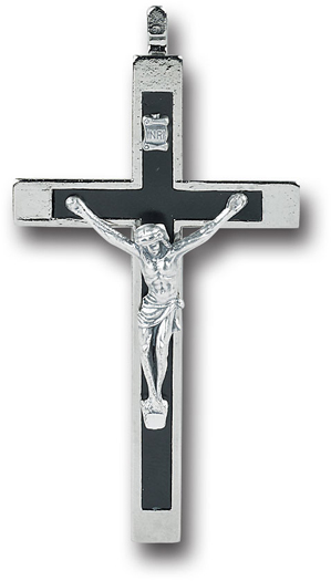 3" Nickel Bound Crucifix 3-Pack