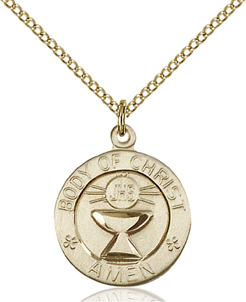 14K Gold-Filled St. Christopher Pendant
