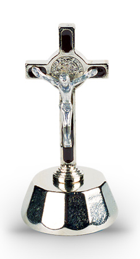 2" St Benedict Car Crucifix 3-Pack