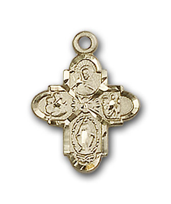 Catholic four way on sale medal